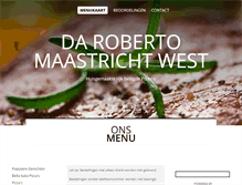 Tablet Screenshot of daroberto-maastricht.nl